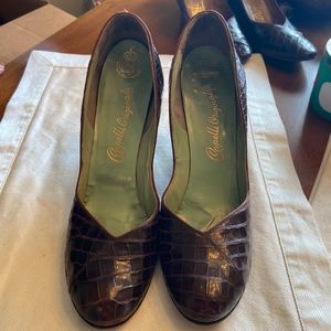 Vintage aligator shoes